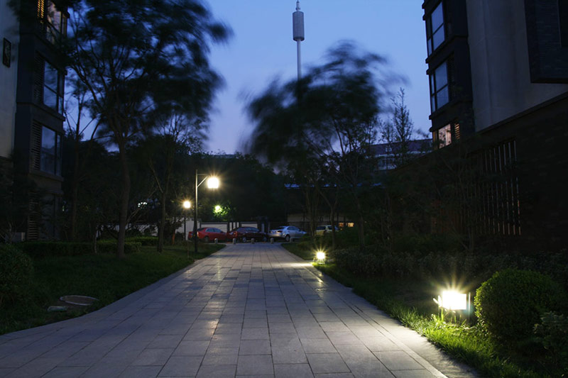 西安万科地产小区LED景观灯照明项目