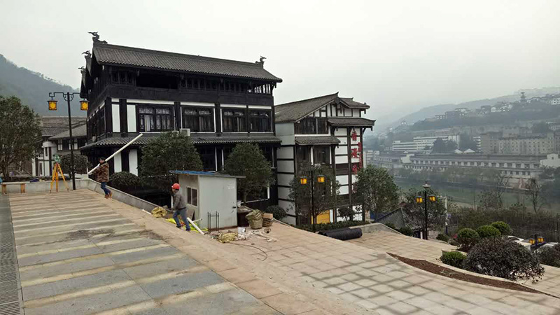 贵州仁怀市茅台镇观景台景观灯