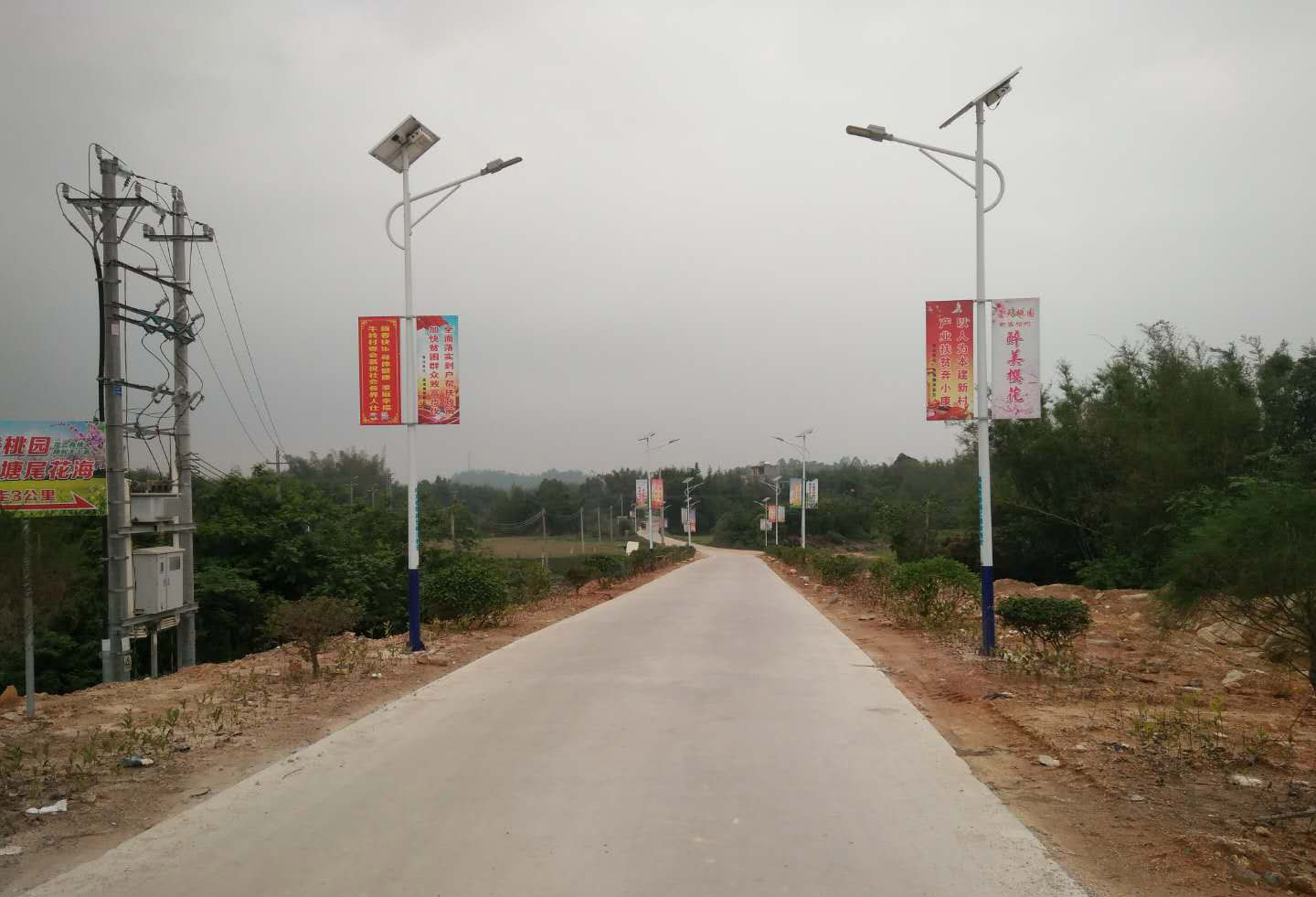 广东省阳江市阳西县织贡镇牛岭村太阳能路灯工程案例 广东省阳江市阳西县织贡镇牛岭村太阳能路灯工程案例