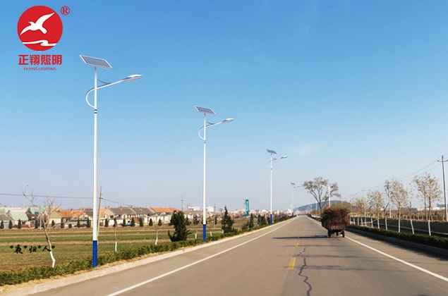 清远6米太阳能路灯工程案例 清远6米太阳能路灯工程案例