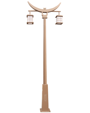 双头中式仿古庭院灯