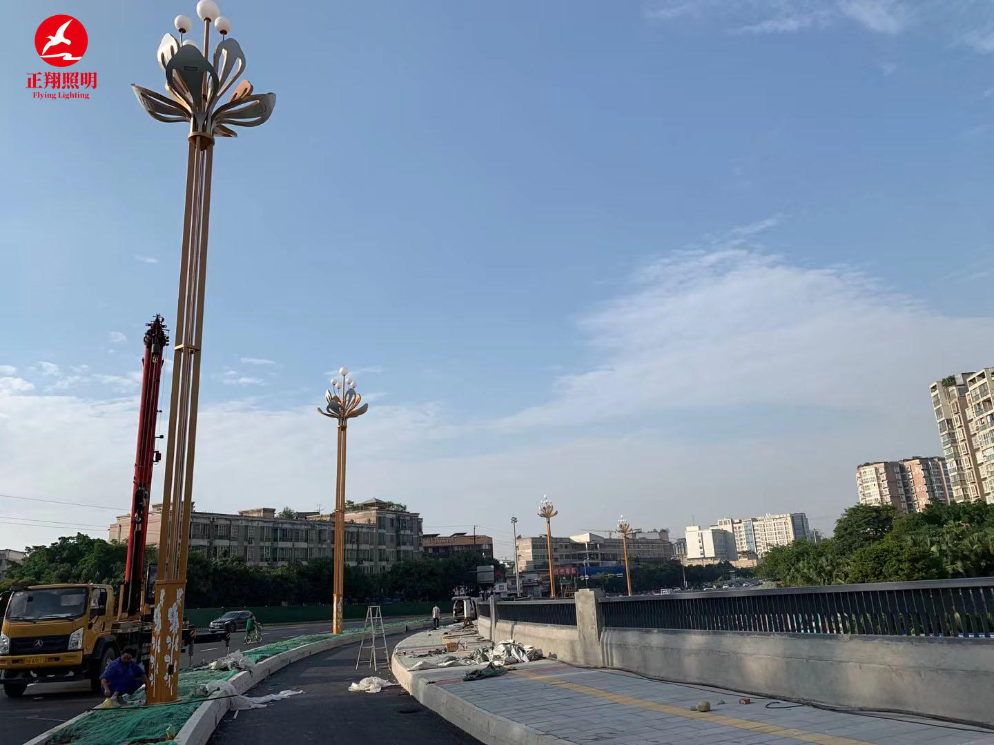 太阳能挂壁灯工程案例