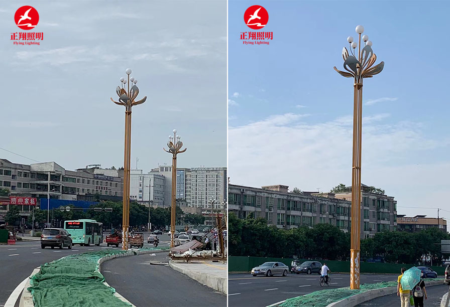 重庆江北区景观灯工程案例 重庆江北区景观灯工程案例