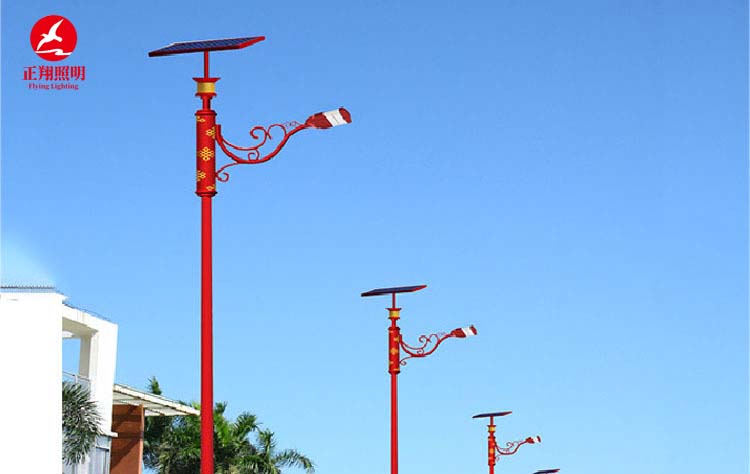 西藏林芝市民族风太阳能路灯工程案例 西藏林芝市民族风太阳能路灯工程案例