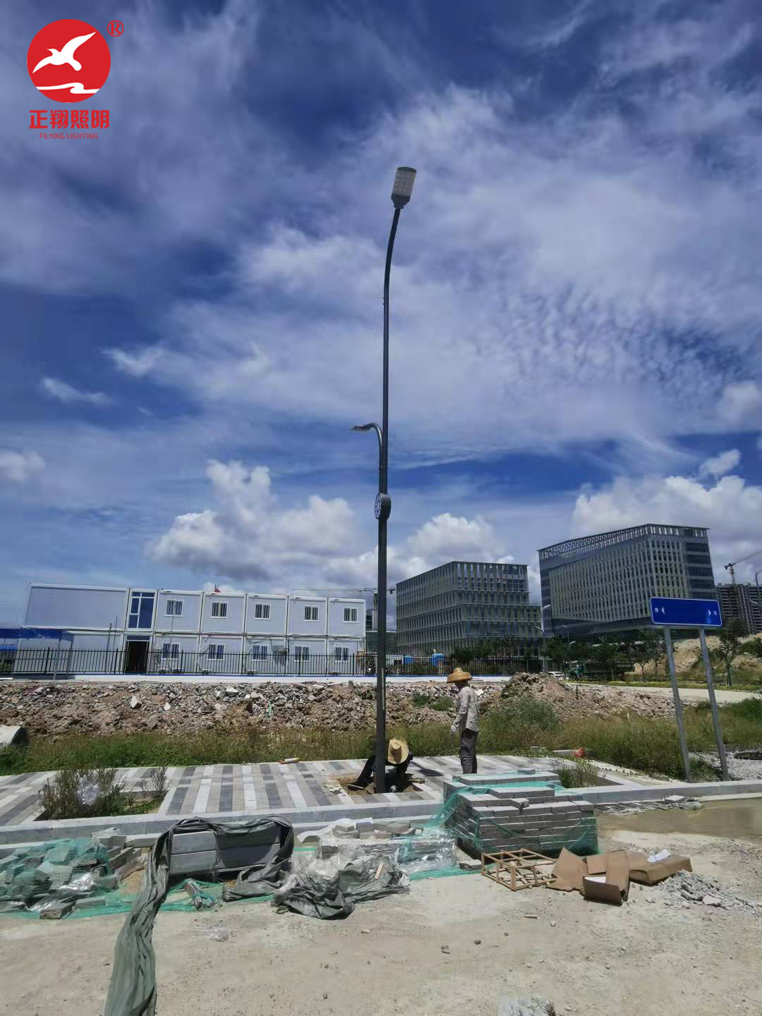 香港六和合资料海口高低臂路灯工程案例分享