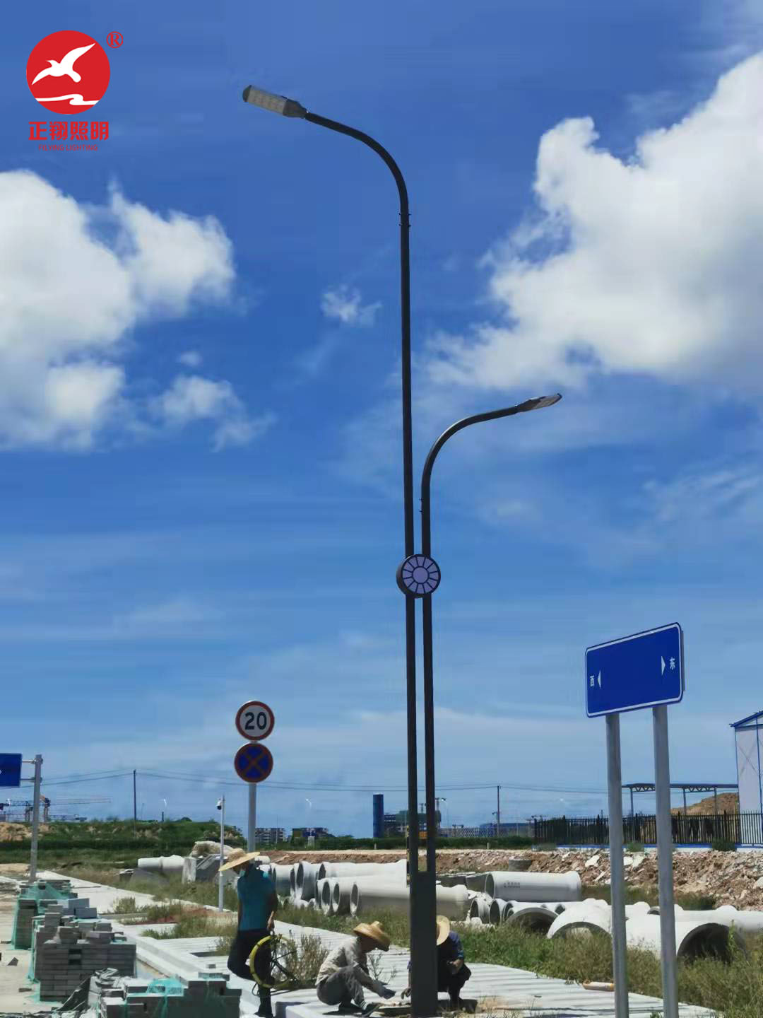 香港六和合资料海口高低臂路灯工程案例分享