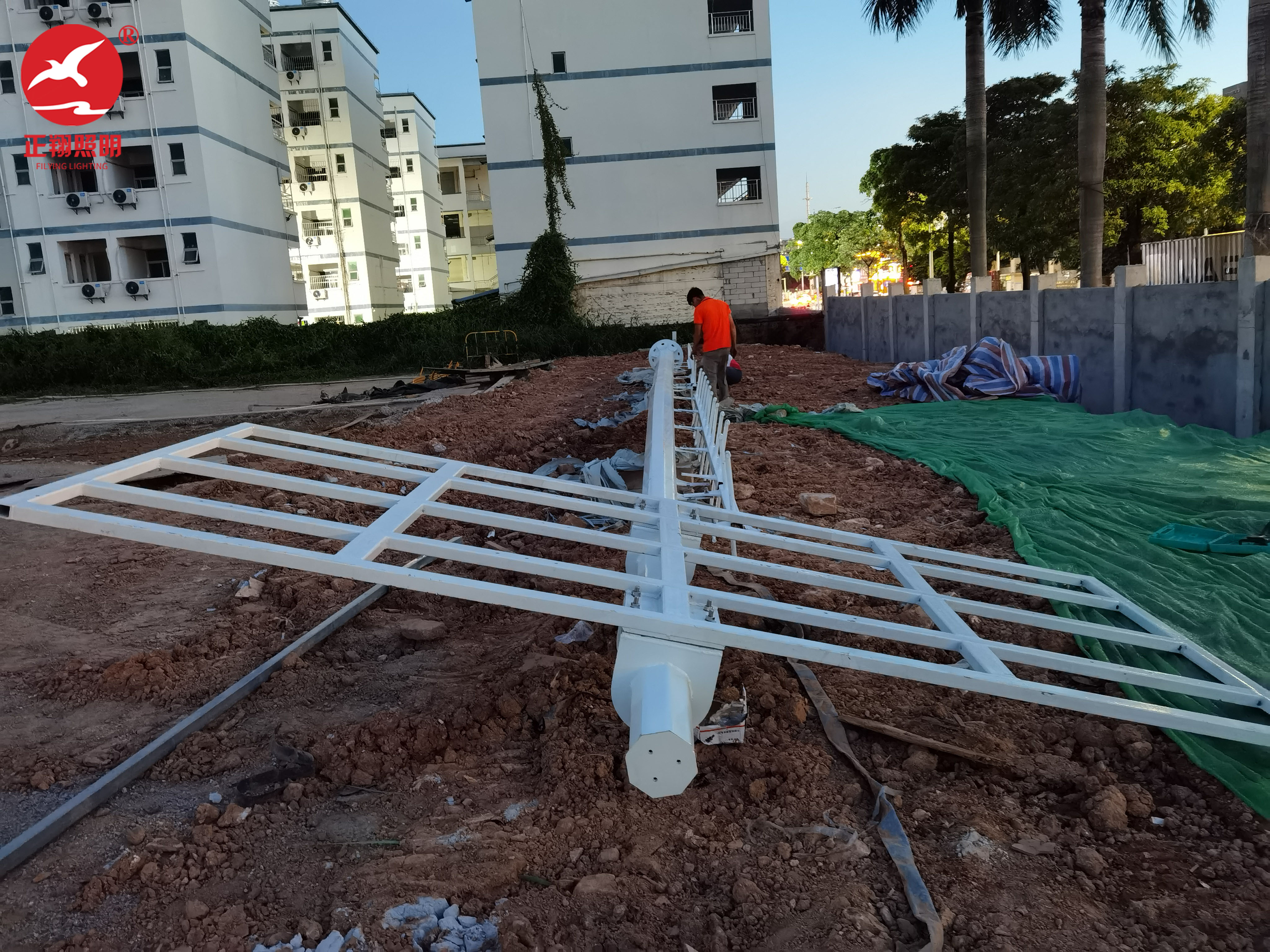 校园中杆灯工程案例