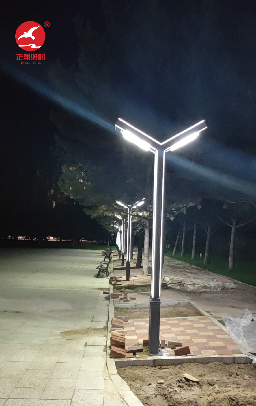 学校园区景观灯工程案例