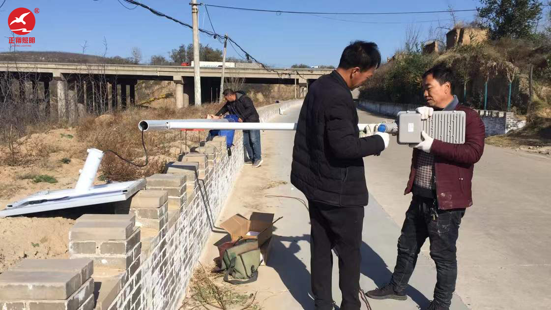 河南省三峡市灵宝市太阳能路灯工程案例 河南省三峡市灵宝市太阳能路灯工程案例