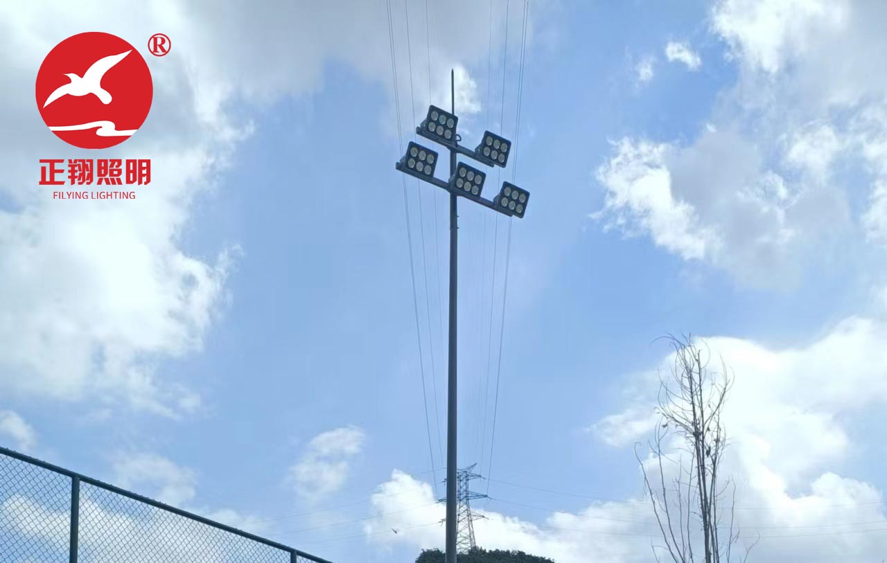 贵阳市南明区块学校球场灯工程案例 贵阳市南明区块学校球场灯工程案例