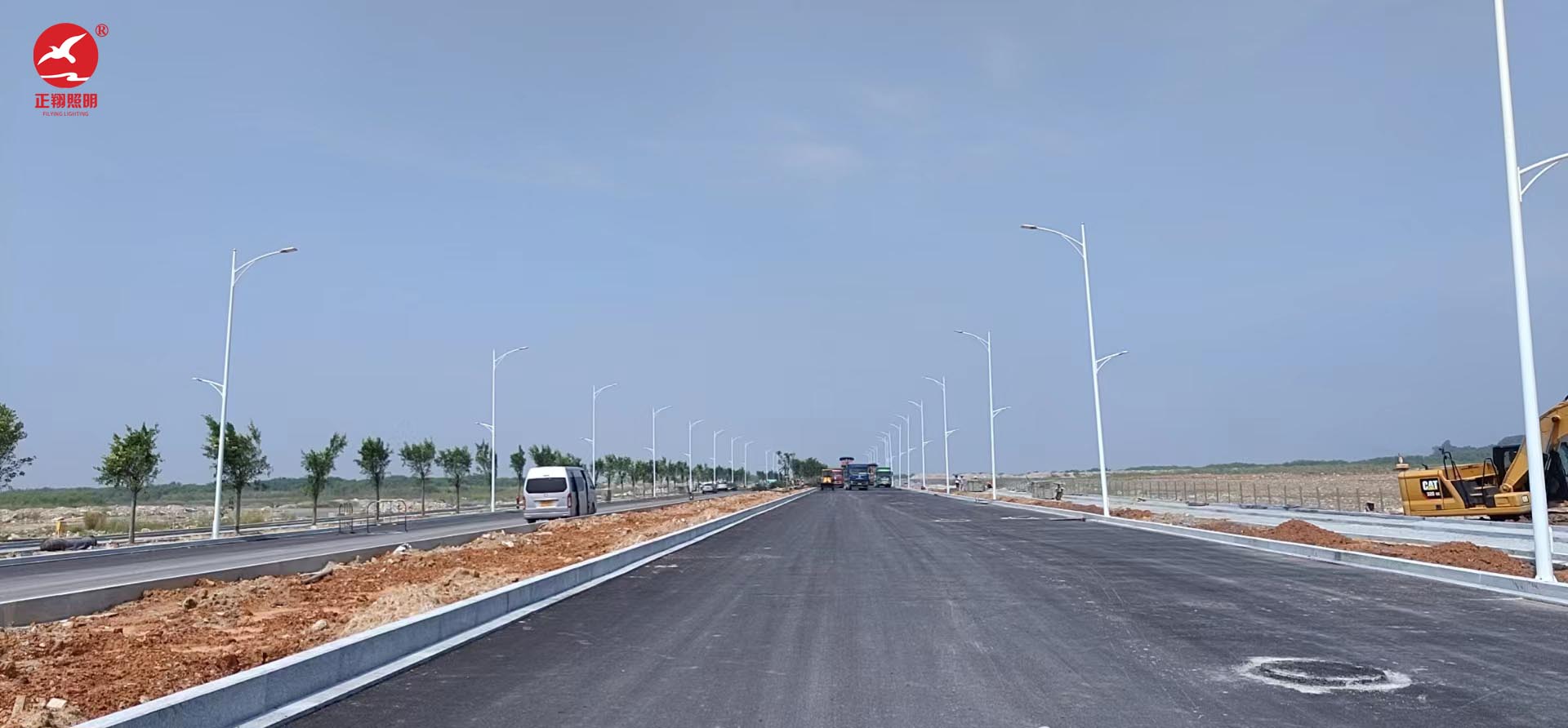 台山市长沙村海洋医药产业园高低臂路灯 台山市长沙村海洋医药产业园高低臂路灯