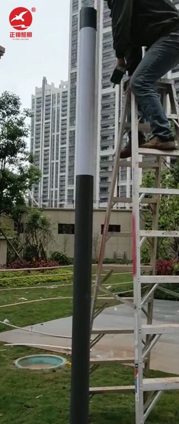 江西赣州简约景观灯灯柱工程案例 江西赣州简约景观灯灯柱工程案例