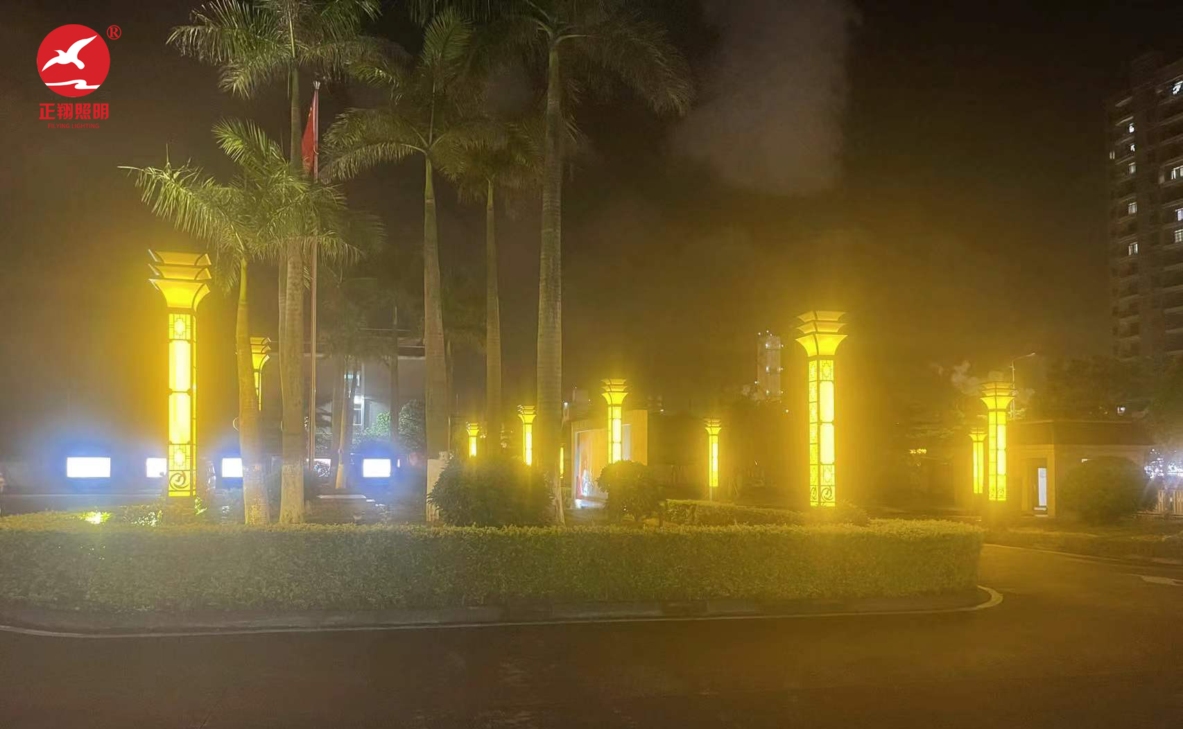 广西壮族自治区防城港市港口区景观灯工程案例 广西壮族自治区防城港市港口区景观灯工程案例