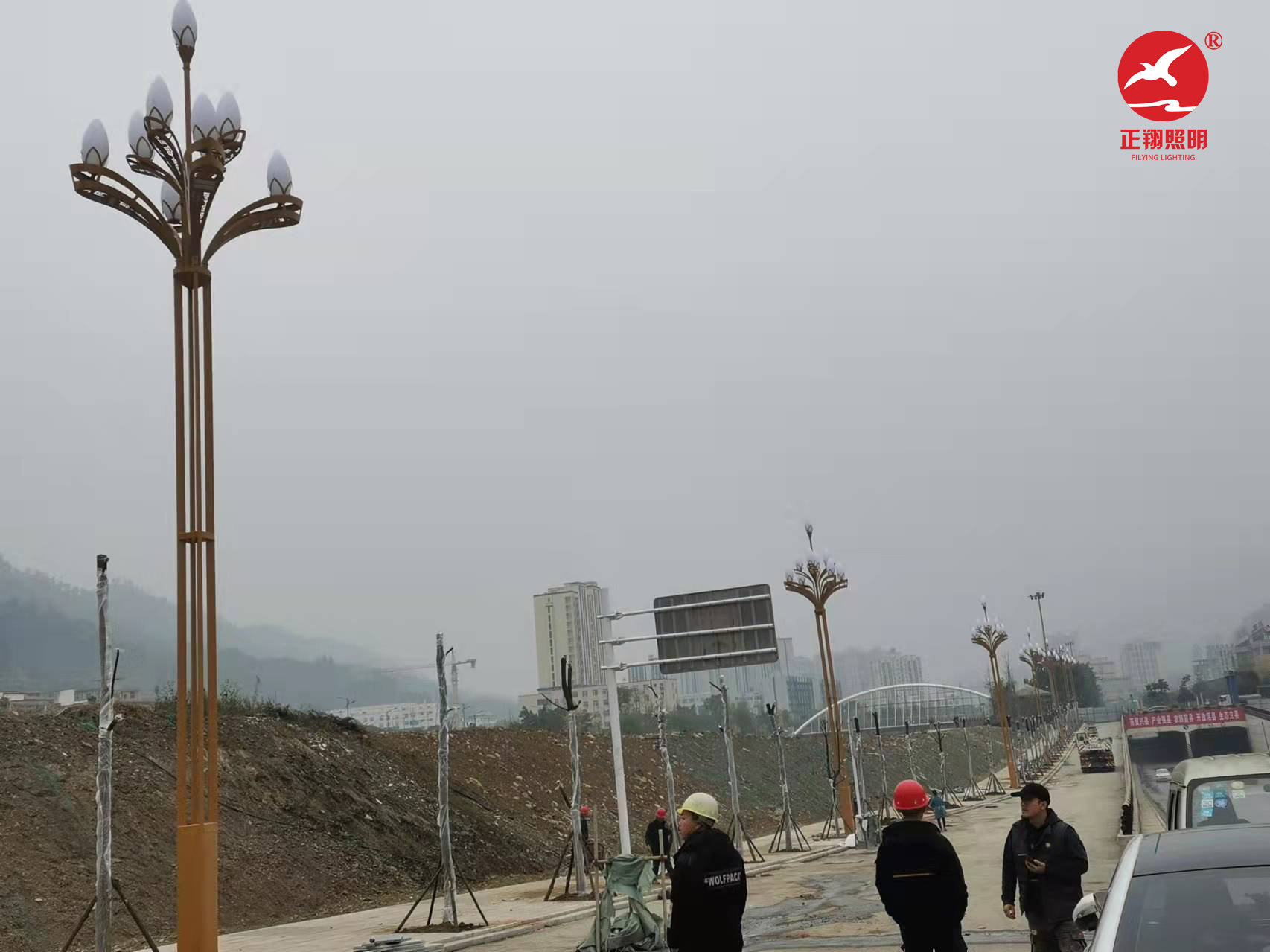 四川宜宾玉兰灯工程案例 四川宜宾玉兰灯工程案例