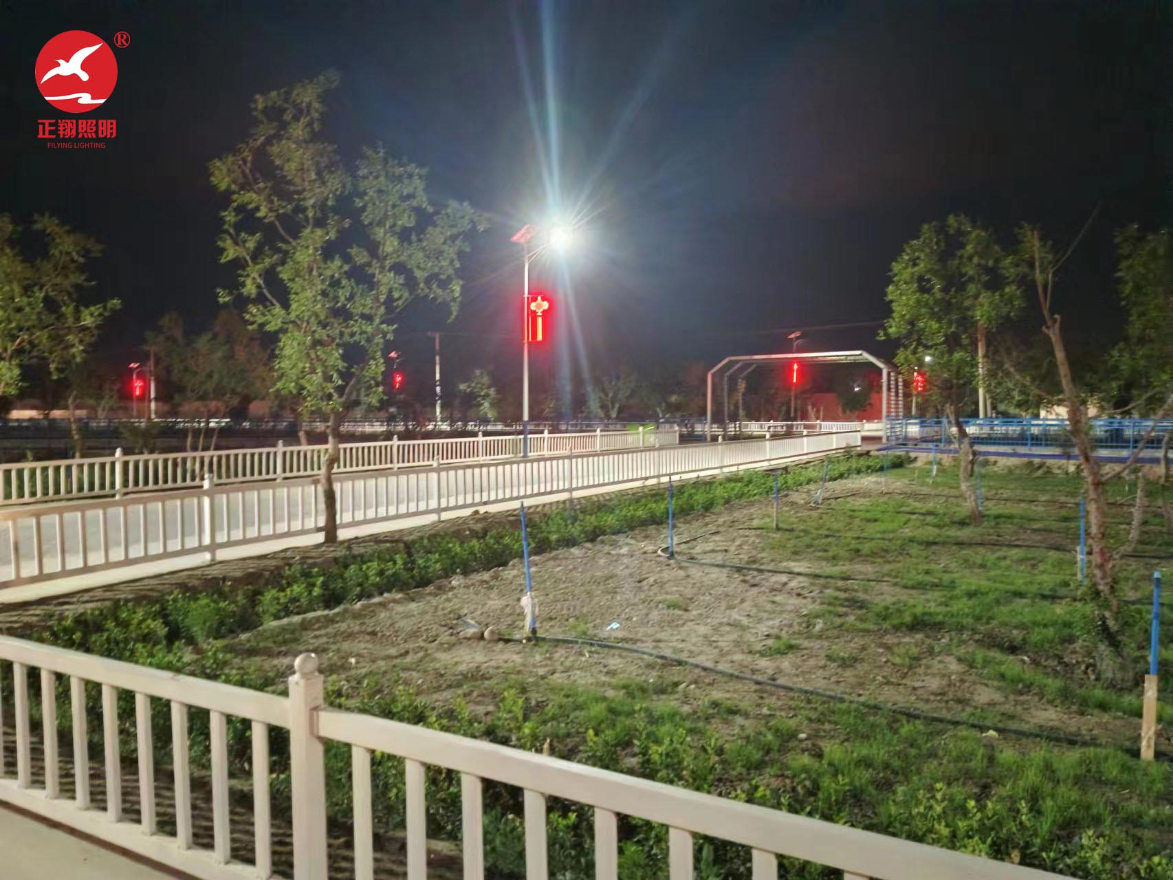 中国结太阳能路灯工程案例