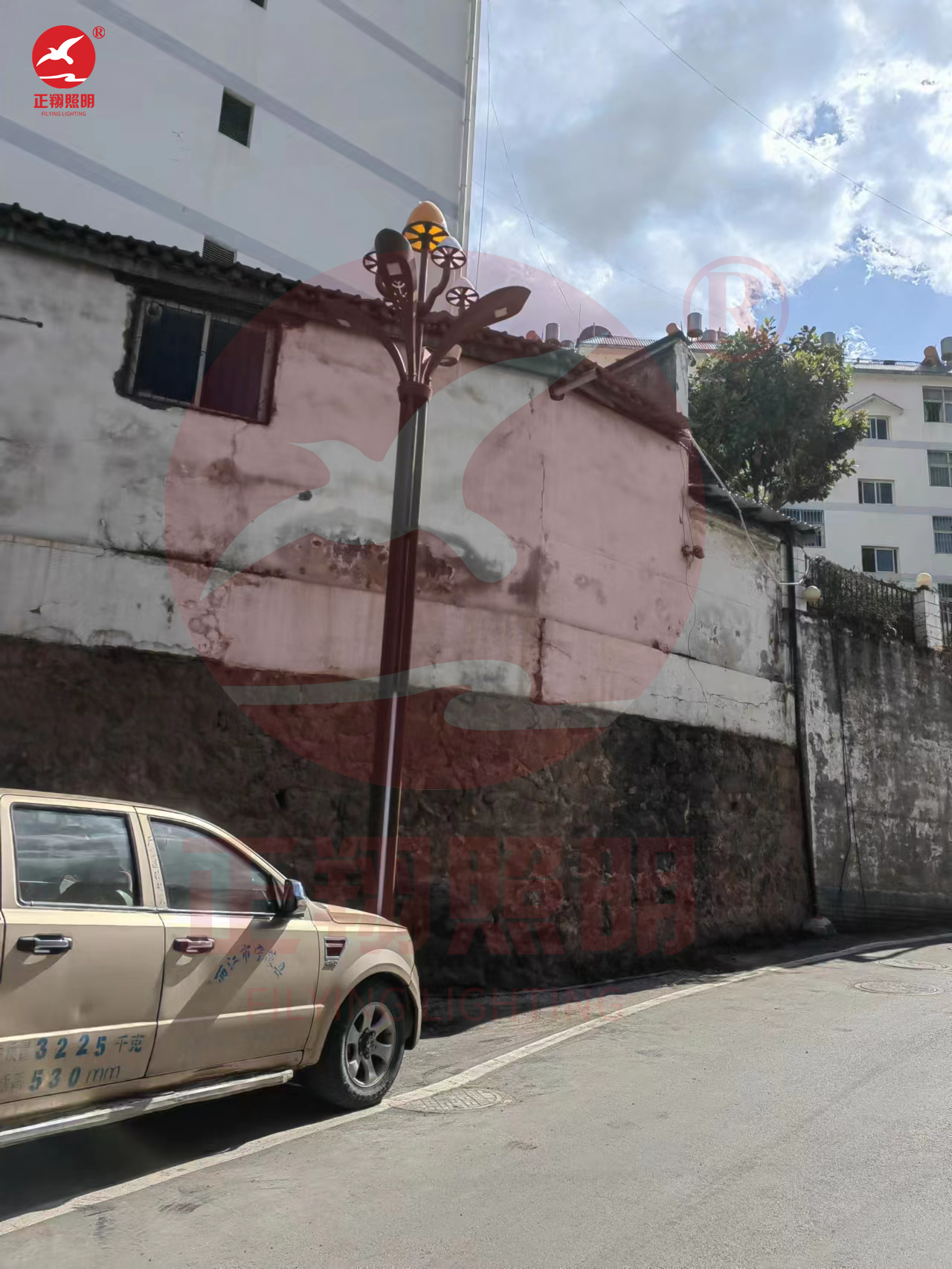 云南丽江玉兰灯工程案例