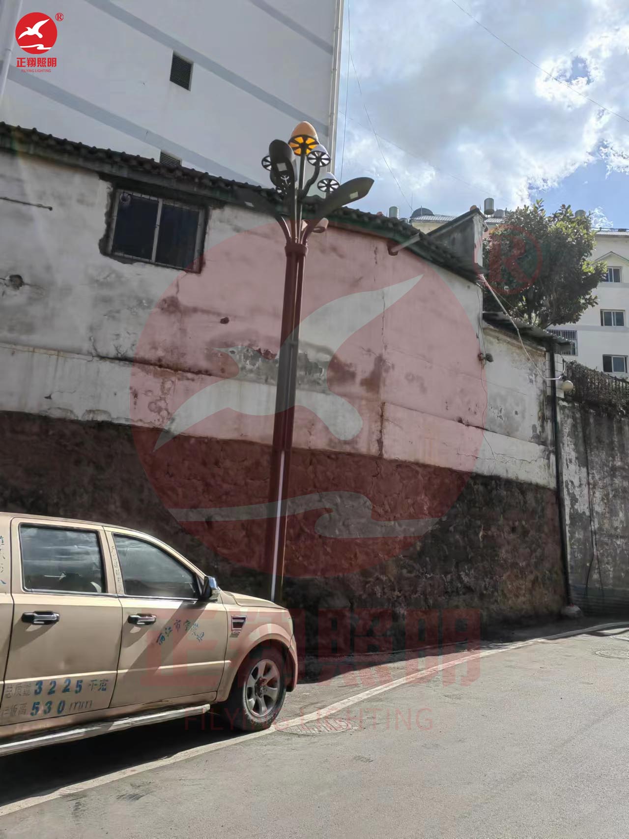 云南丽江玉兰灯工程案例