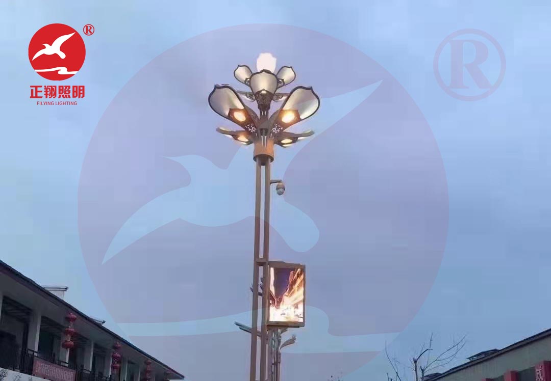 四川成都都姜堰智慧玉兰灯工程案例 四川成都都姜堰智慧玉兰灯工程案例