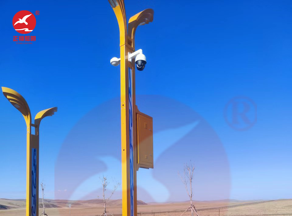 内蒙古双臂智慧路灯工程案例 内蒙古双臂智慧路灯工程案例
