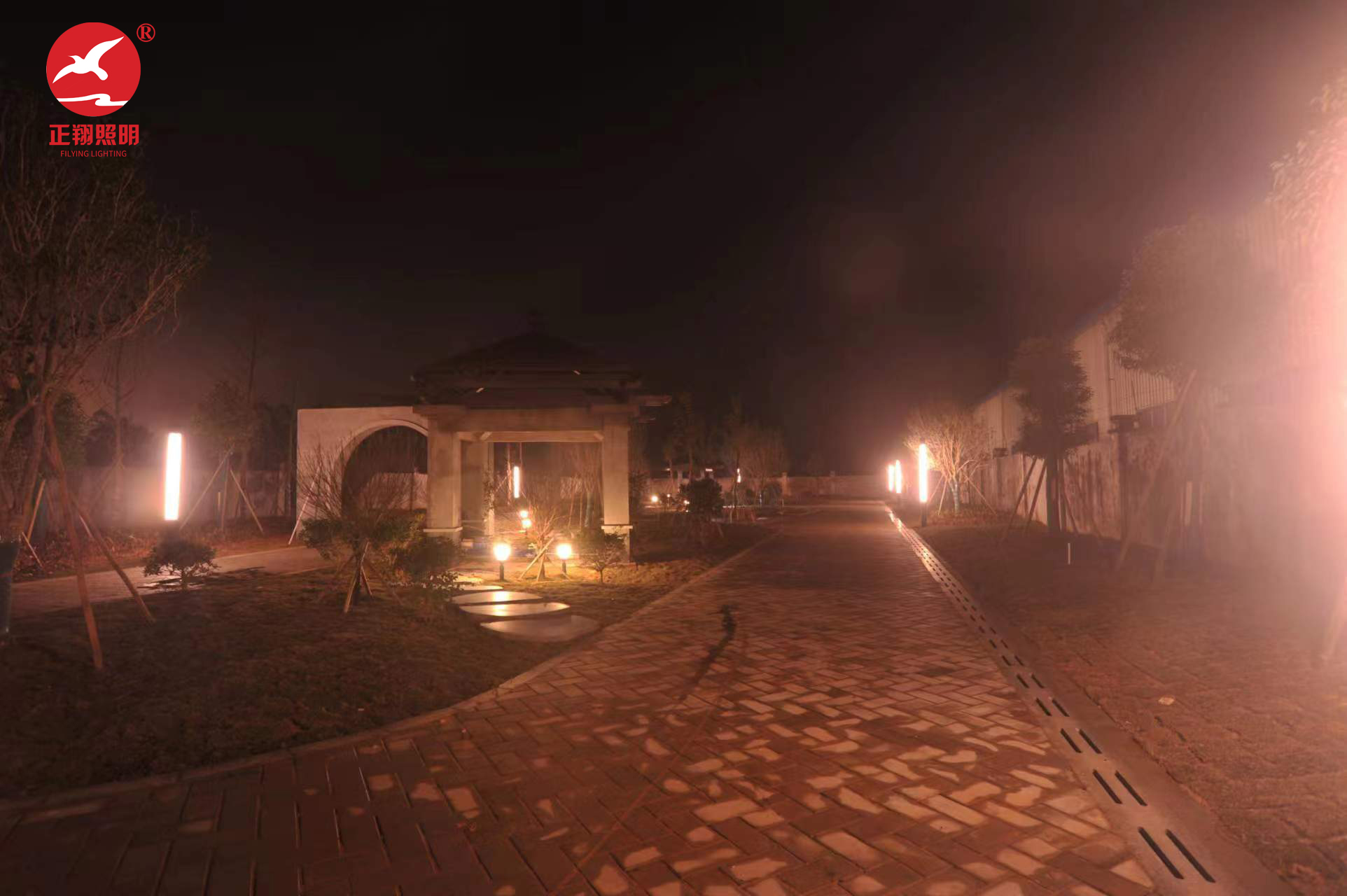 阳江市阳西县景观庭院灯工程案例 阳江市阳西县景观庭院灯工程案例