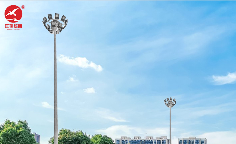 码头升降高杆灯工程案例 码头升降高杆灯工程案例