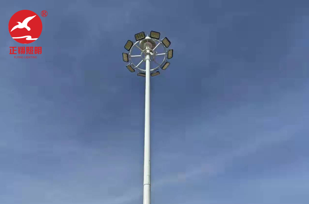 甘肃兰州30米高杆灯工程的案例 甘肃兰州30米高杆灯工程的案例