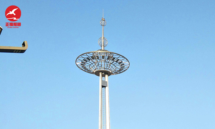 户外广场30米高杆灯工程案例 户外广场30米高杆灯工程案例