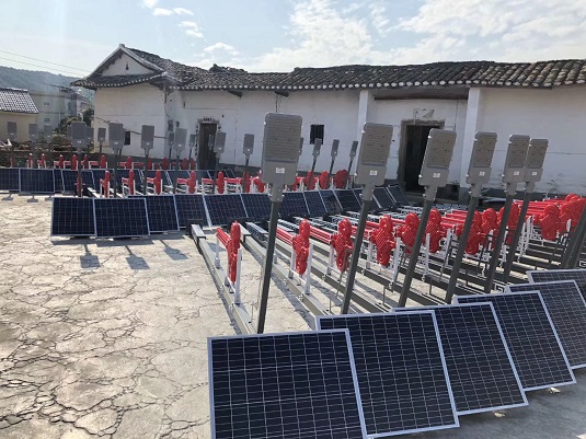广东河源太阳能路灯安装工程