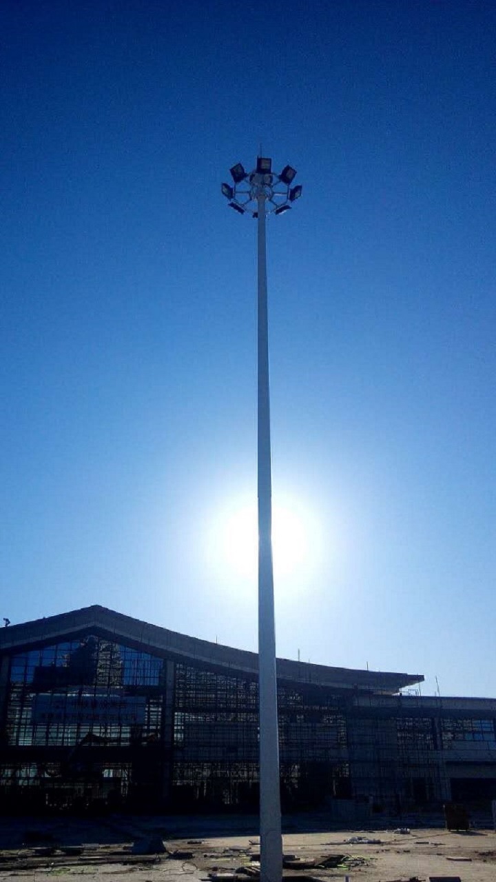 海南省-东方市-高铁站项目-高杆灯工程案例 (1)