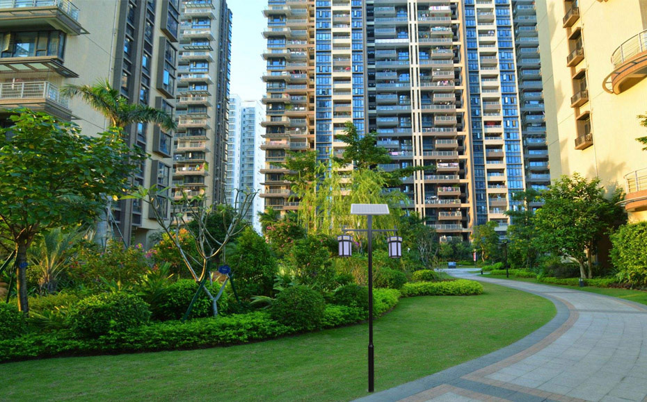 LED庭院灯应用场景图