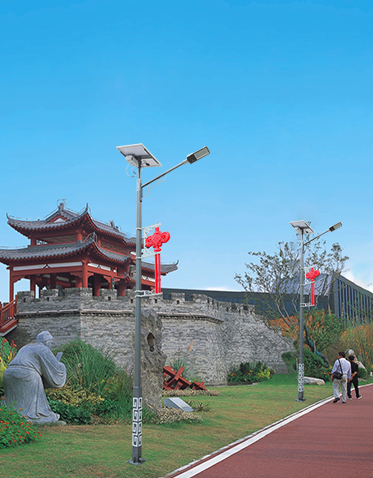 LED中国结太阳能路灯ZX-LD034 LED中国结太阳能路灯ZX-LD034