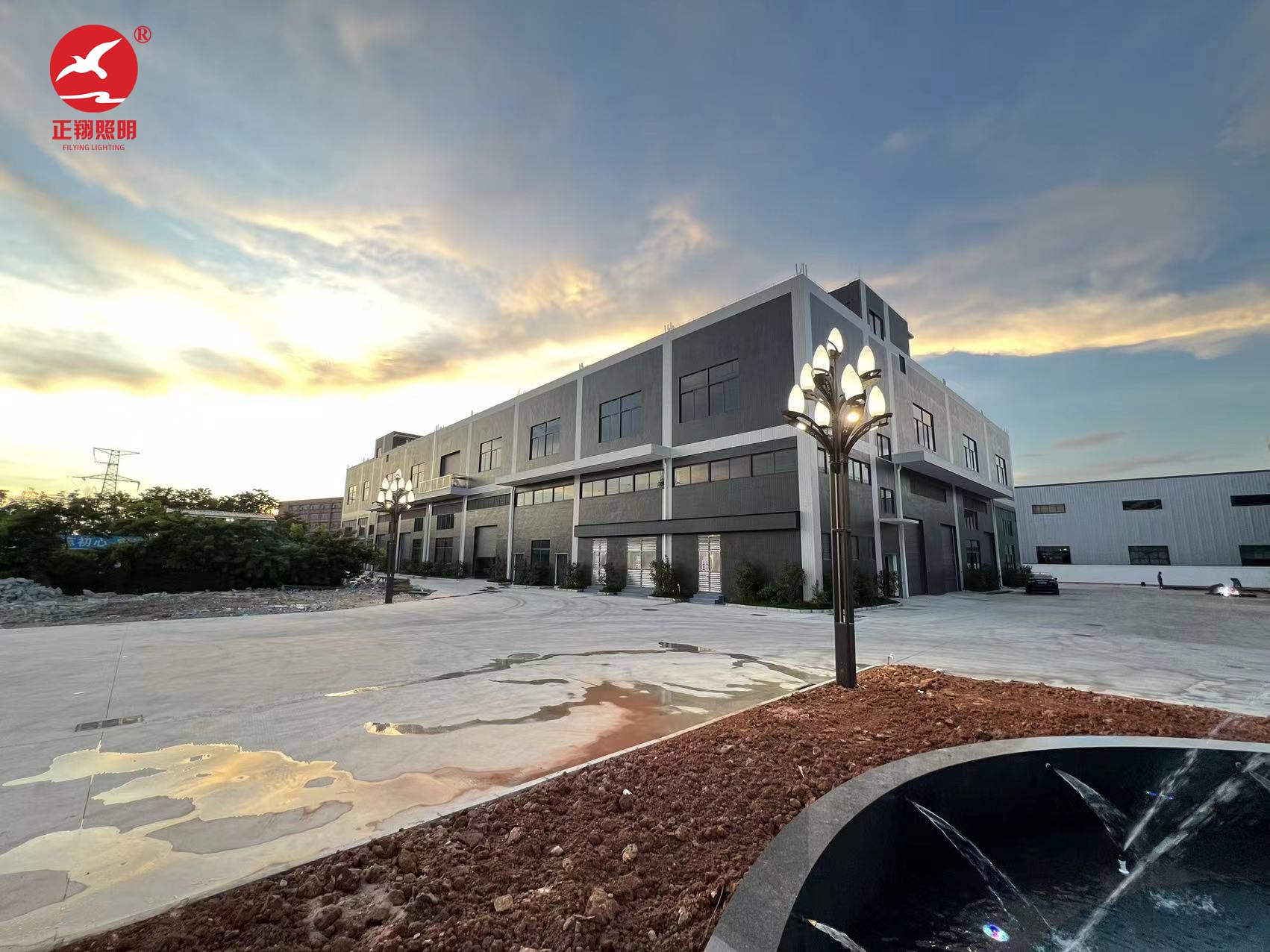 广东肇庆高新区工业玉兰灯工程案例 广东肇庆高新区工业玉兰灯工程案例