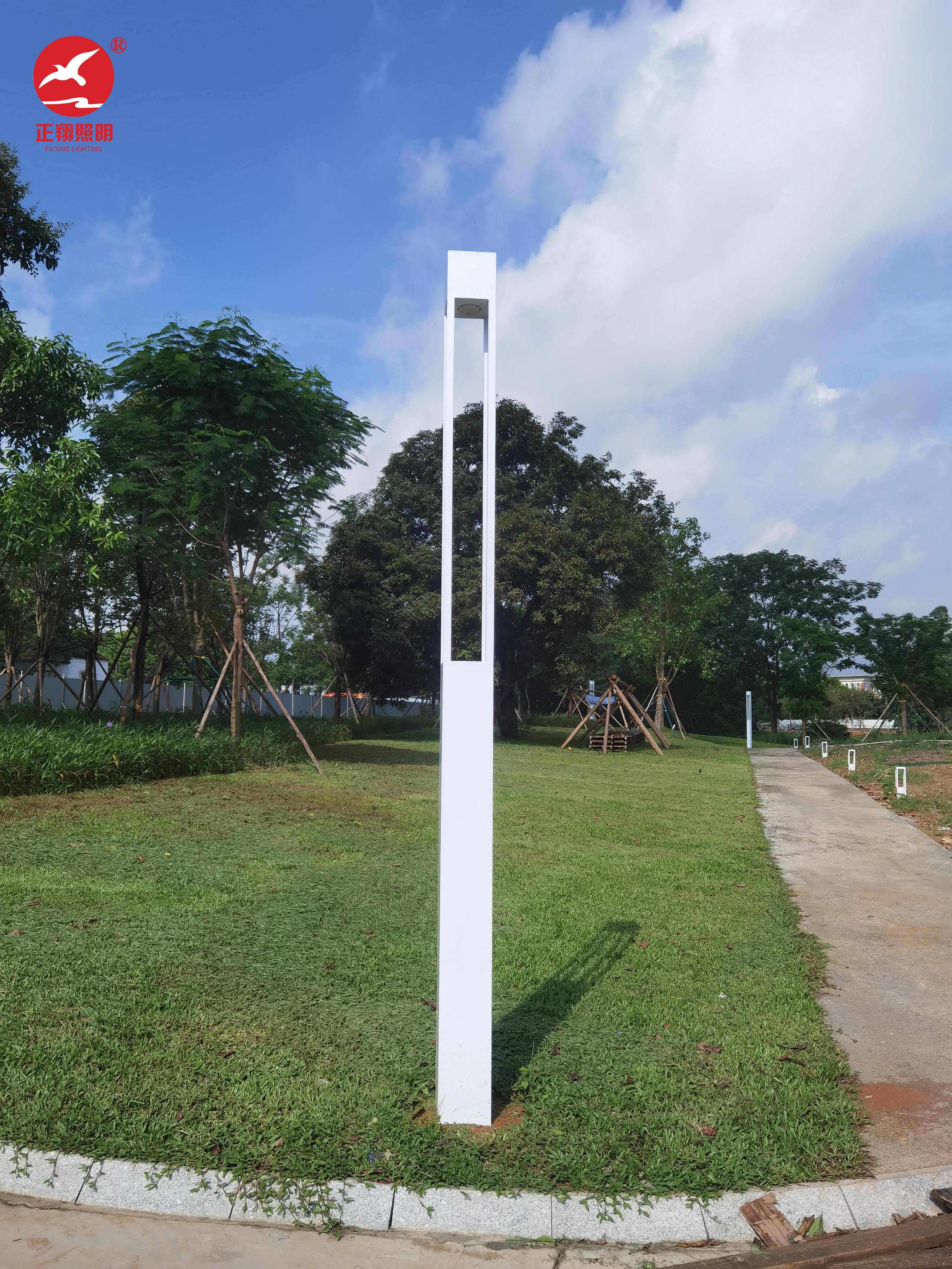 佛山南海白色庭院灯工程案例