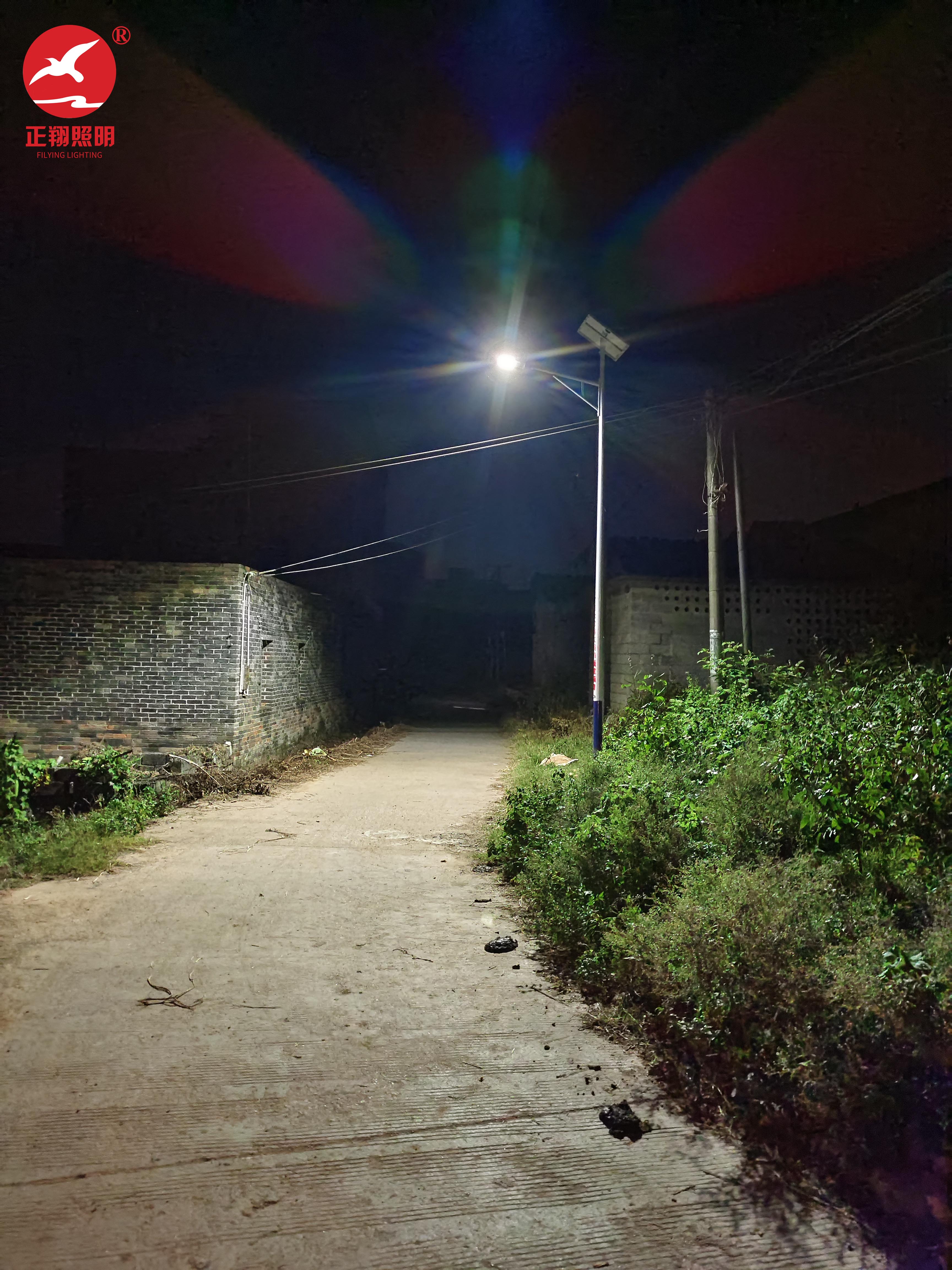 广西桂平乡村太阳能路灯项目案例 广西桂平乡村太阳能路灯项目案例