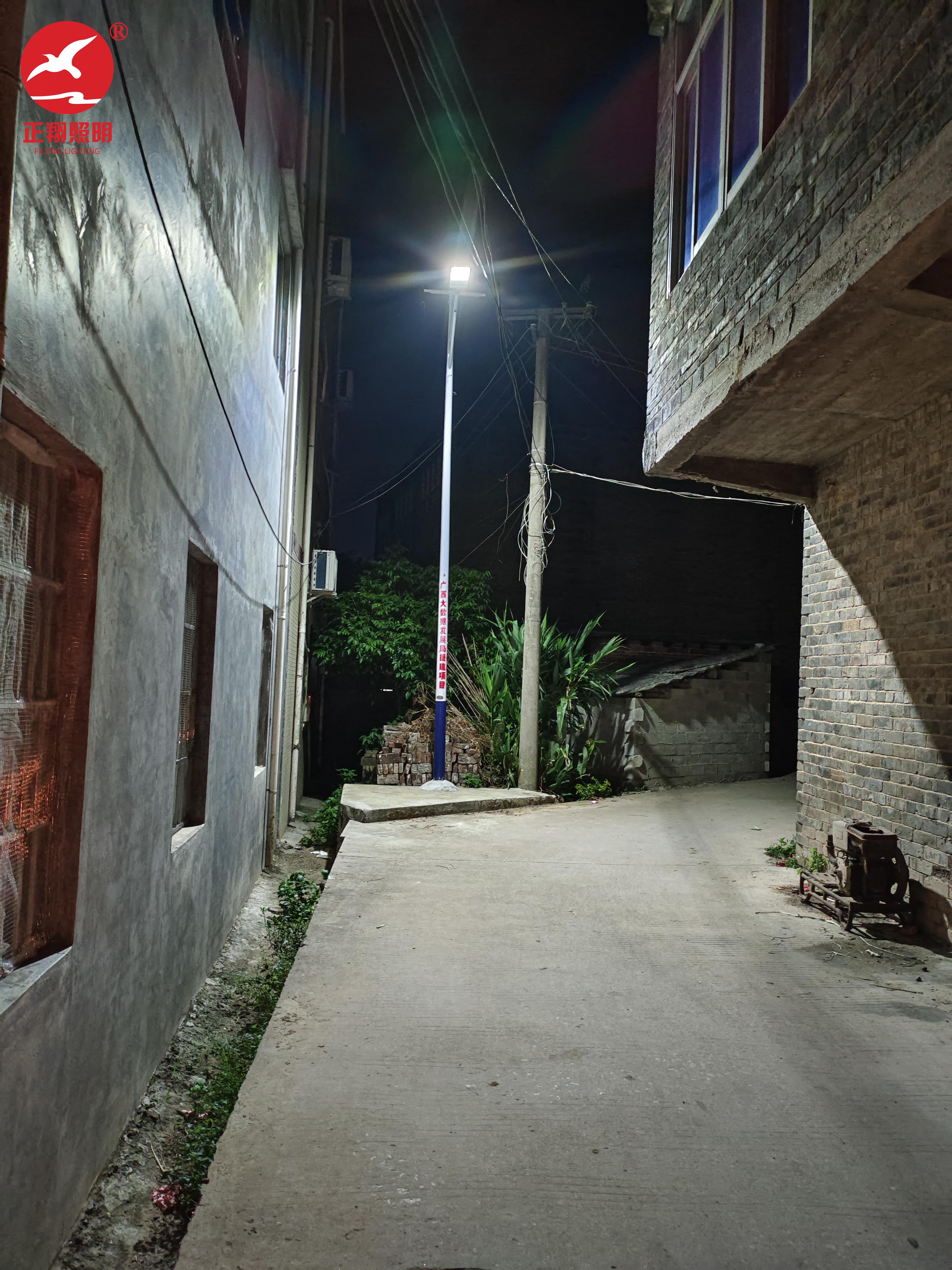 广西桂平乡村太阳能路灯项目案例 广西桂平乡村太阳能路灯项目案例