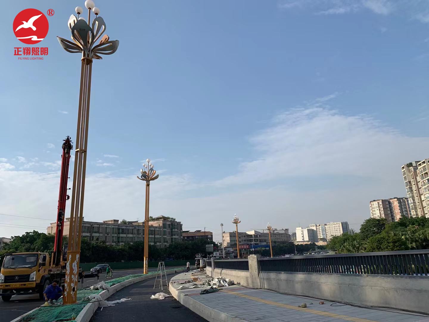 重庆江北区玉兰灯工程案例 重庆江北区玉兰灯工程案例