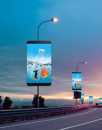 智慧灯杆显示屏ZX-ZHDP009 智慧灯杆显示屏ZX-ZHDP009