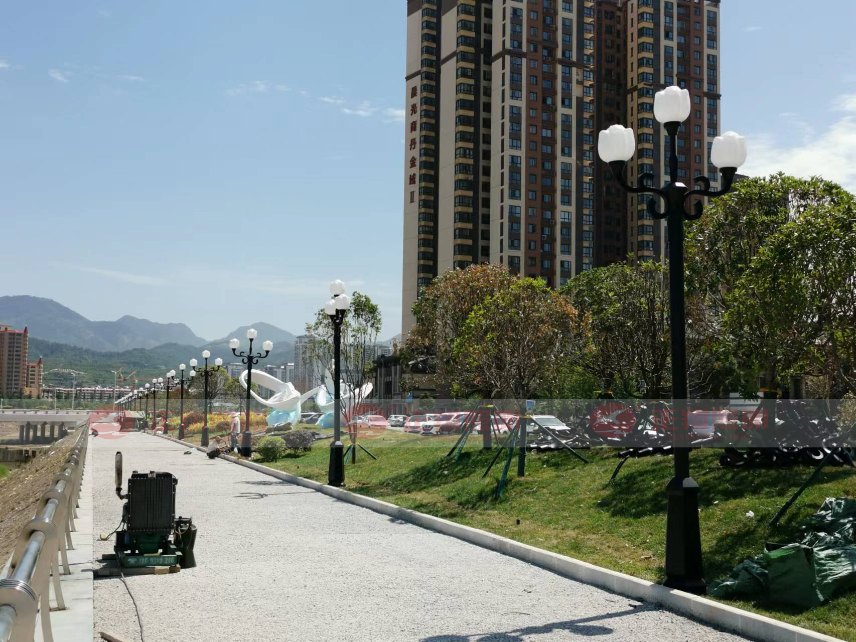 陕西商洛户外中华灯工程案例 陕西商洛户外中华灯工程案例